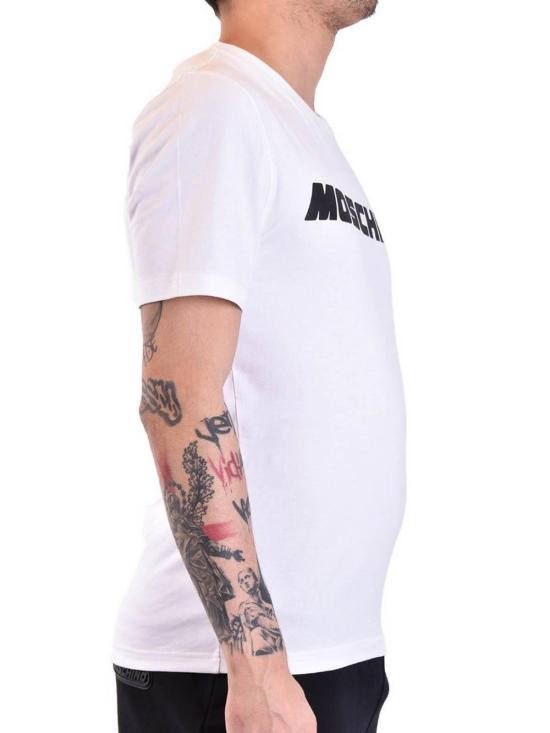24FW 모스키노 반팔 티셔츠 072902391001 White - MOSCHINO