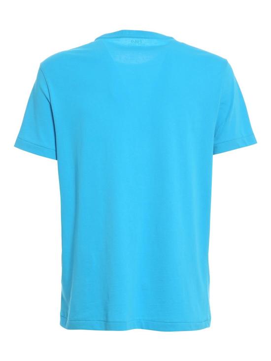  폴로 랄프로렌 포니로고 자수 반팔 티셔츠 710671438217 Light Blue - POLO RALPH LAUREN