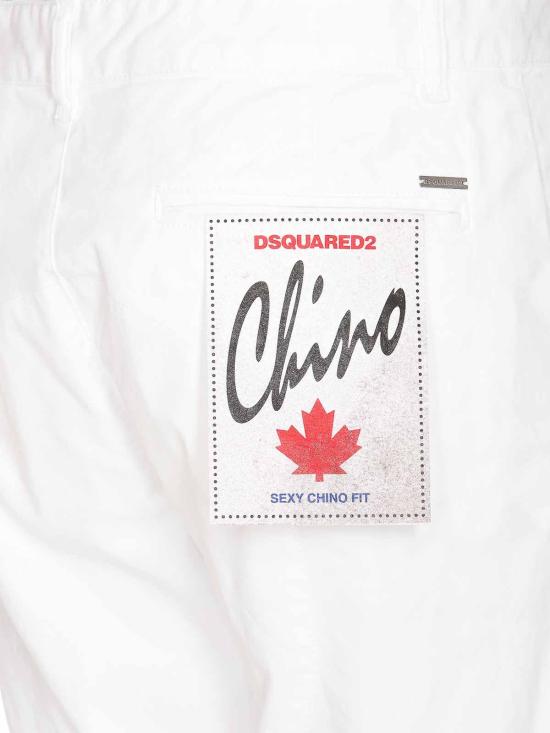 26SS 디스퀘어드2 스트레이트 팬츠 S74KB0819S39021100 White - DSQUARED2