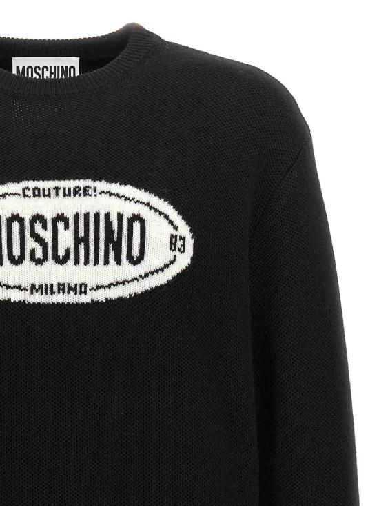 25FW 모스키노 스웨터 090170000555 Black - MOSCHINO