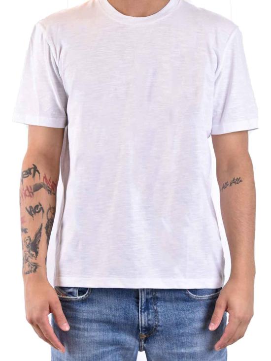  닐바렛 반팔 티셔츠 MY70264AY520100N White - NEIL BARRETT