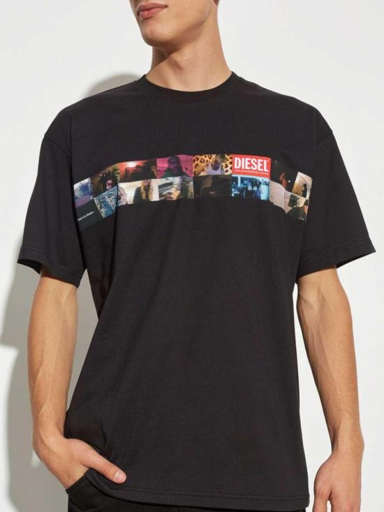 25FW 디젤 반팔 티셔츠 A164760AKAK9XX Black - DIESEL