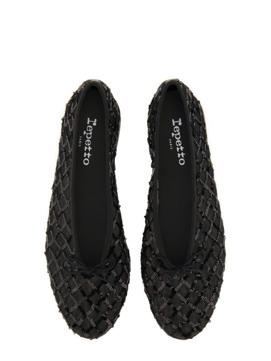 25SS 레페토 플랫 슈즈 V4096RESEQ 410 BLACK - REPETTO