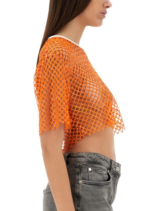 25SS 모스키노 반팔 티셔츠 12163727 0064 ORANGE - MOSCHINO