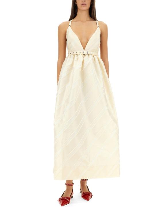 25SS 가니 원피스 W0173 135 BEIGE - GANNI