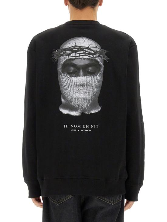 25SS 이놈어닛 긴팔 티셔츠 NUS25232 009 BLACK - IH NOM UH NIT