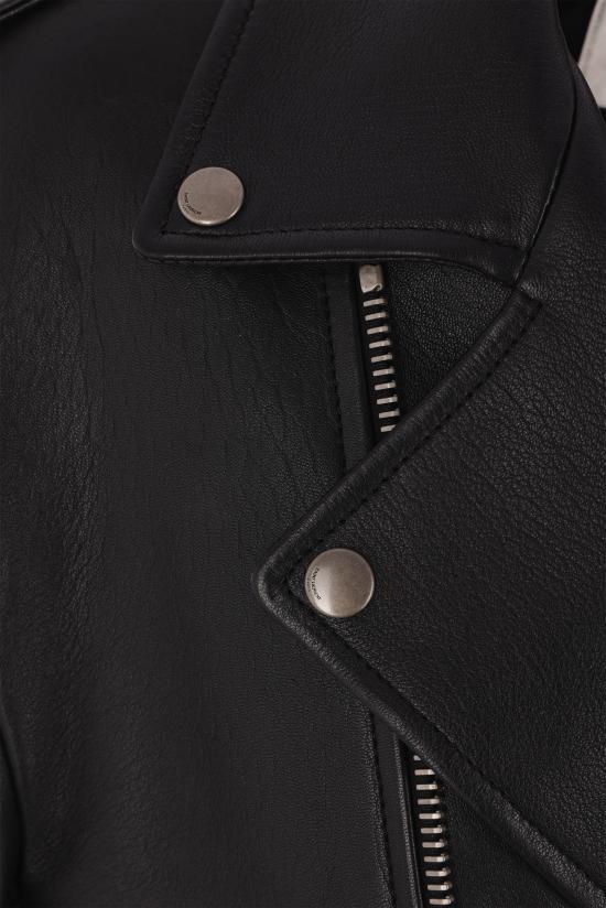 25FW 생로랑 가죽 자켓 825533 YCOQ21000 BLACK - SAINT LAURENT