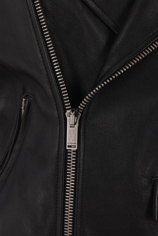 25FW 생로랑 가죽 자켓 825533 YCOQ21000 BLACK - SAINT LAURENT