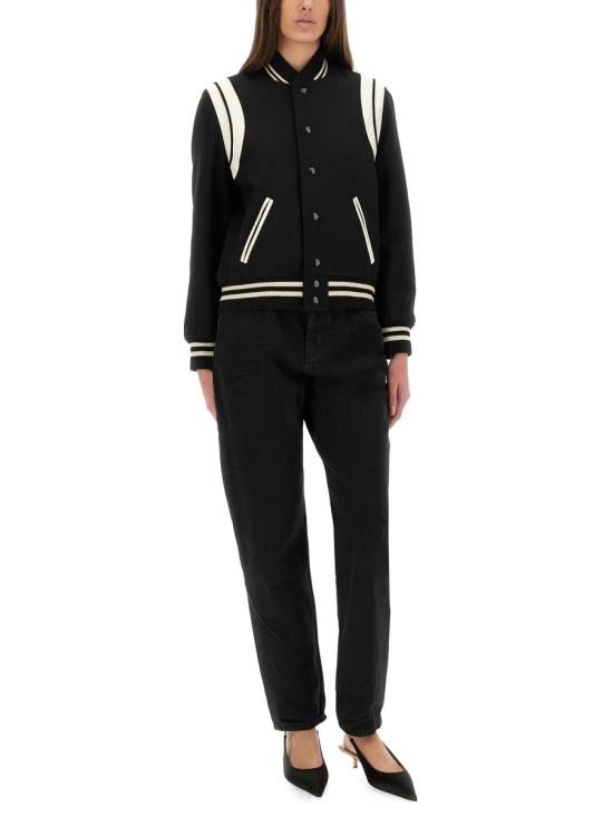 26FW 생로랑 울 테디 자켓 376283 Y180W1900 BLACK - SAINT LAURENT