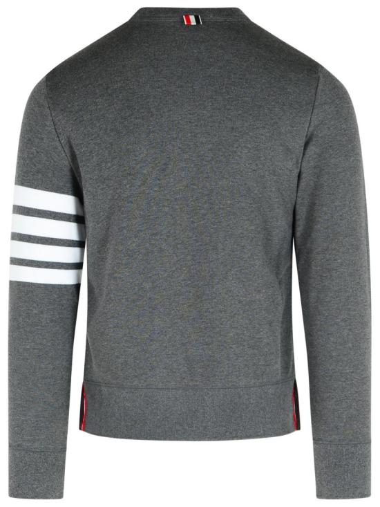  톰브라운 로고 패치 엔지니어드 4바 스웨트셔츠 MJT021H 00535 025 Grey - THOM BROWNE