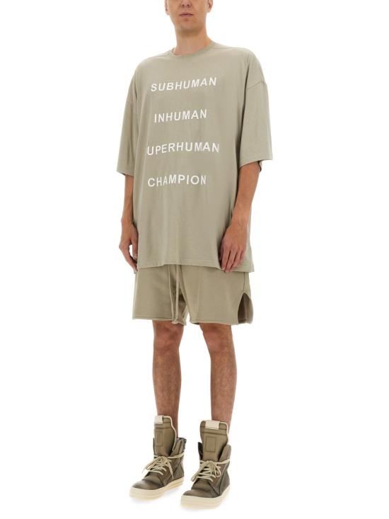 25SS 릭오웬스 x 챔피온 반팔 티셔츠 CM01E1675 CHJG08 BEIGE - RICK OWENS X CHAMPIONS
