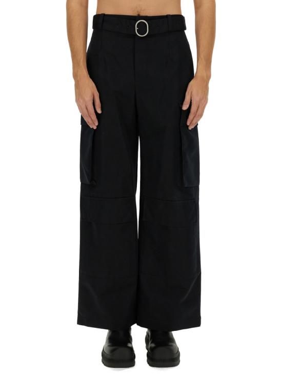 25SS 질샌더 스트레이트 팬츠 J22KA0253 J45266001 BLACK