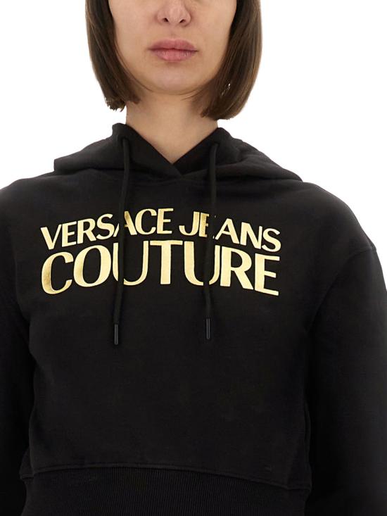 25SS 베르사체 긴팔 티셔츠 78HAIT01 CF01TG89 BLACK - VERSACE