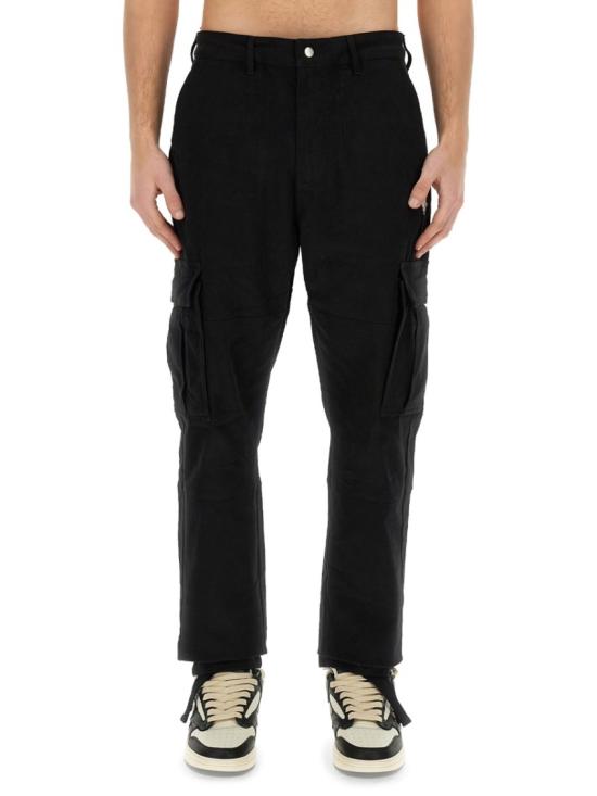  마르셀로 불론 스트레이트 팬츠 CMCF014S24FAB001 1001 Black