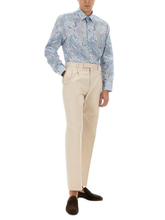 25SS 에트로 긴팔 셔츠 MRIB0001 99SA5F1X0880 Blue - ETRO
