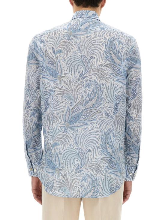 25SS 에트로 긴팔 셔츠 MRIB0001 99SA5F1X0880 Blue - ETRO
