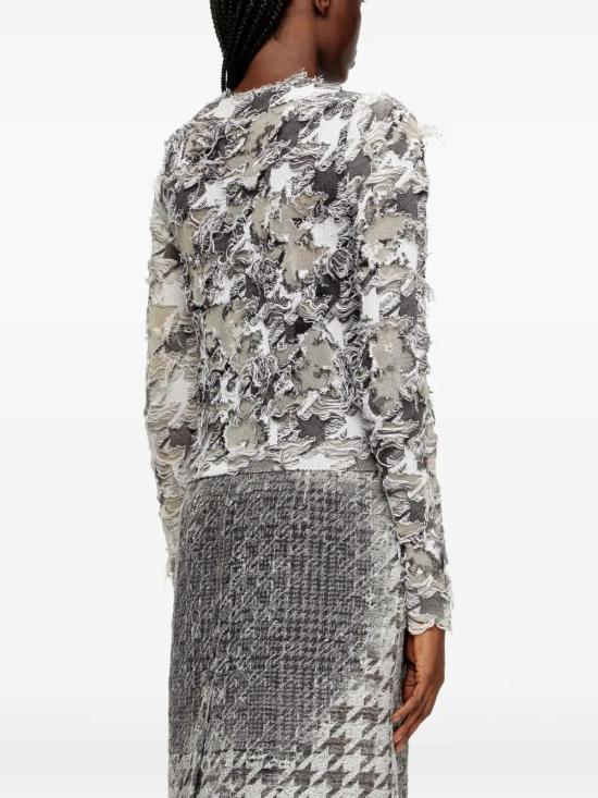 25FW 디젤 데보레 하운즈투스 자카드 가디건  A214650LKDQ 900B - DIESEL