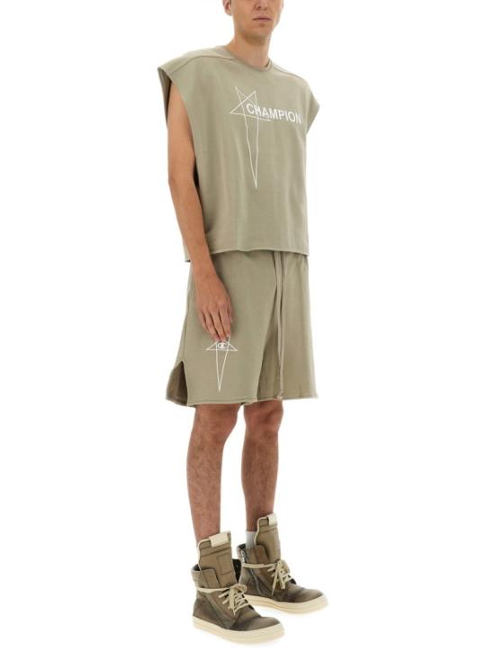  릭오웬스 x 챔피온 숏팬츠 CM01E1683 CHFE08 Neutrals - RICK OWENS X CHAMPIONS