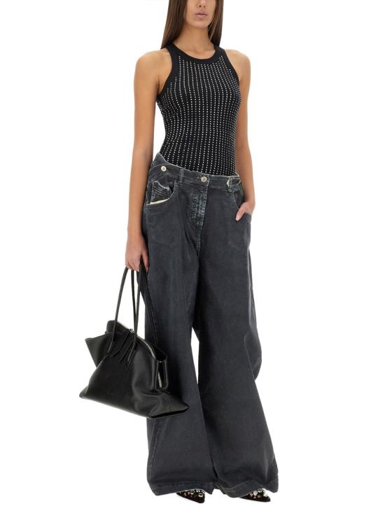 25SS 디 아티코 민소매 티셔츠 250WCN00004 JJJ051TR100 BLACK - THE ATTICO