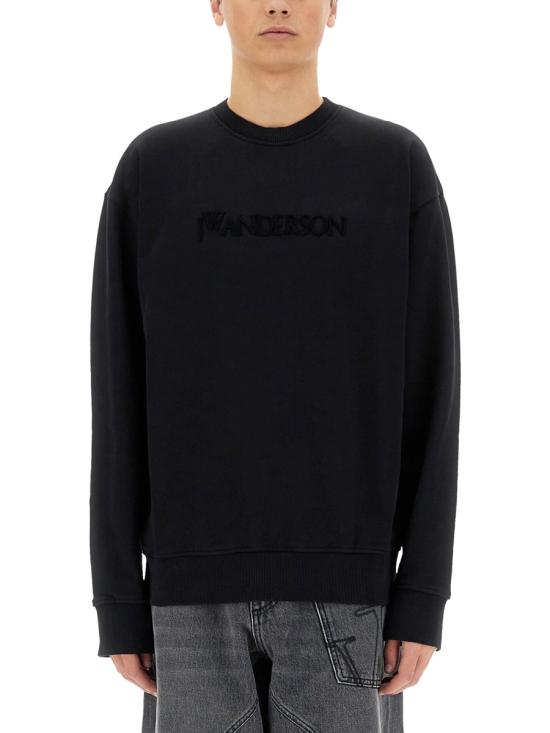 25SS JW앤더슨 긴팔 티셔츠 JW0215 PG1632999 BLACK