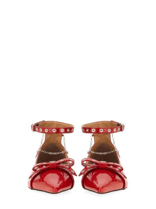  가니 플랫 슈즈 S2752 474 Red - GANNI