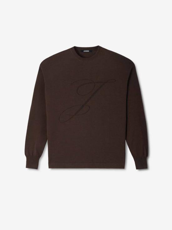 25FW 자크뮈스 스웨터 25HSWM00612AK00263 880DARK BROWN Brown
