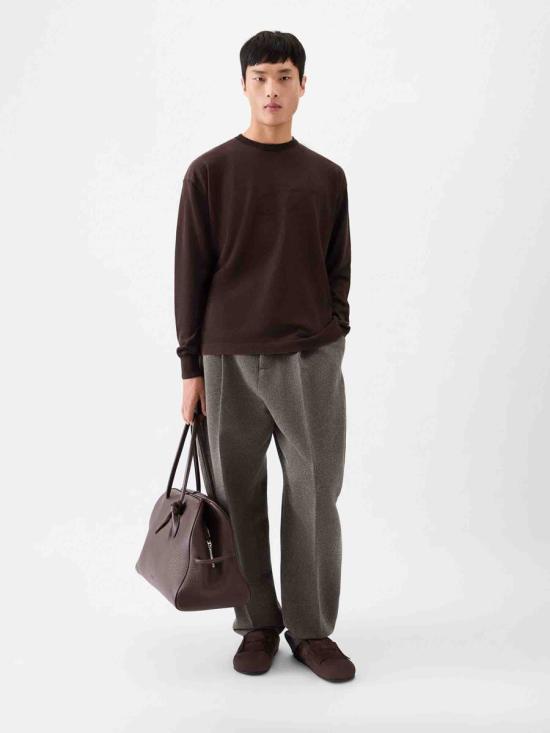 25FW 자크뮈스 스웨터 25HSWM00612AK00263 880DARK BROWN Brown - JACQUEMUS