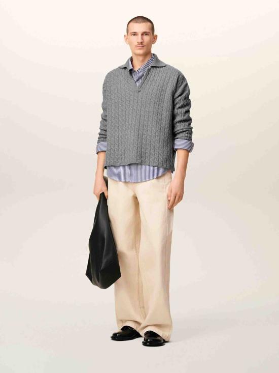 25FW 아미 스웨터 UPL403 KN0104 050GREY - AMI