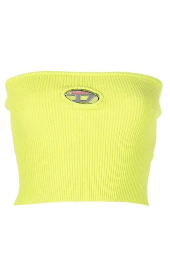  디젤 민소매 티셔츠 A13019 0DLAX5KB Yellow