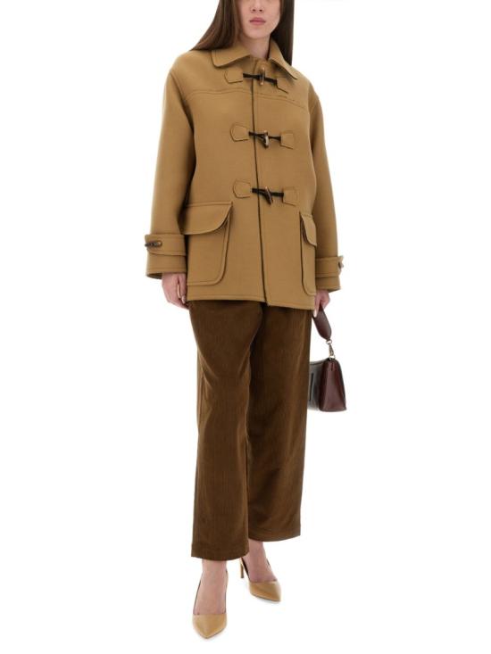25FW 모스키노 팬츠 03438220 0095 Brown - MOSCHINO