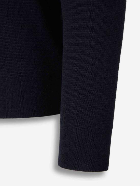 25FW 씨피 컴퍼니 스웨터 19CMKN200A006595A 888TOTAL ECLIPSE NAVY BLUE - C.P. COMPANY