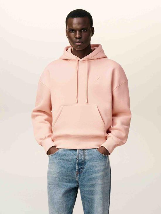 25FW 아미 스웨터 USW756 749 680POWDER Pink - AMI