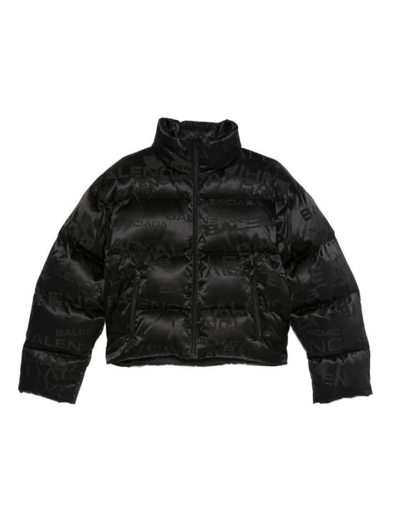 25FW 발렌시아가 숏패딩 850867 TTQ13 1000 BLACK Black
