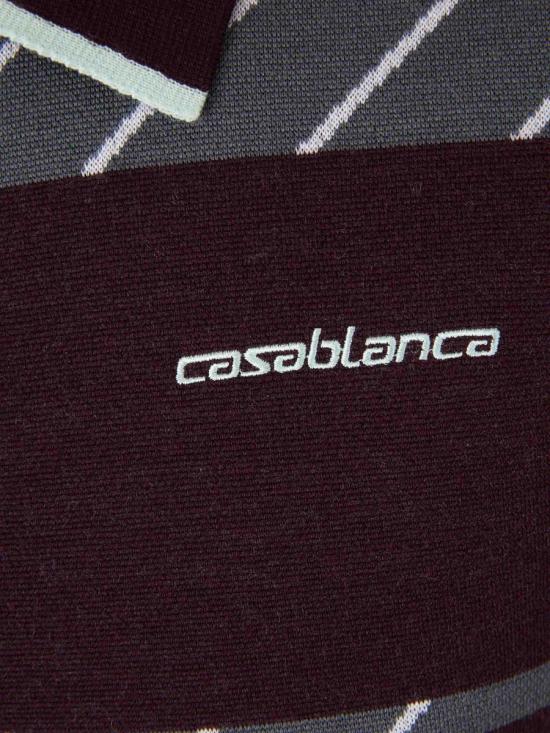 25FW 카사블랑카 긴팔 셔츠 KW 1101 01 AUBERGINE Red - CASABLANCA