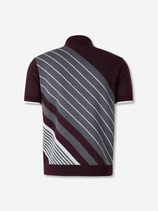 25FW 카사블랑카 긴팔 셔츠 KW 1101 01 AUBERGINE Red - CASABLANCA