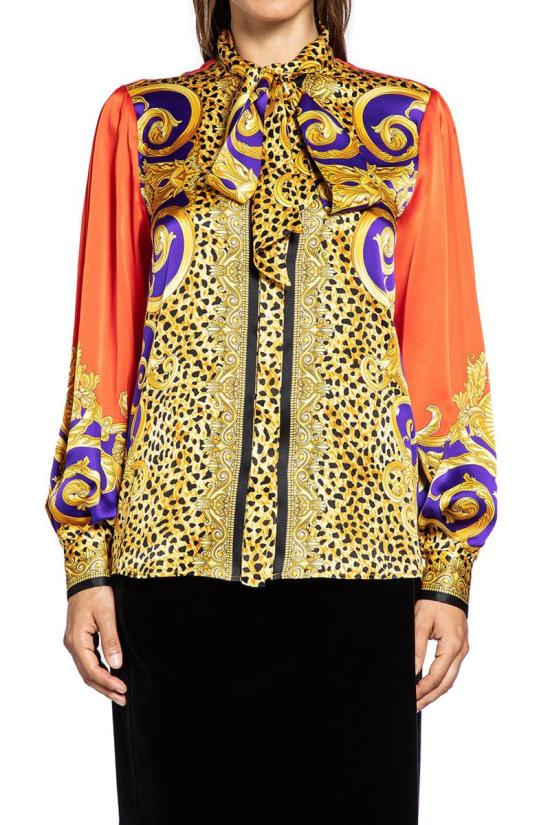 25FW 베르사체 블라우스 10216371A16265 5R730 MULTICOLOR