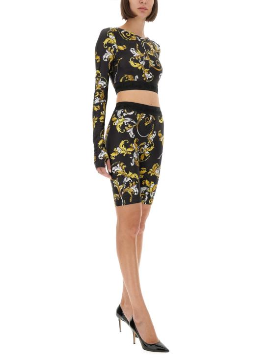 25SS 베르사체 숏팬츠 78HAC106 JS470G89 BLACK - VERSACE