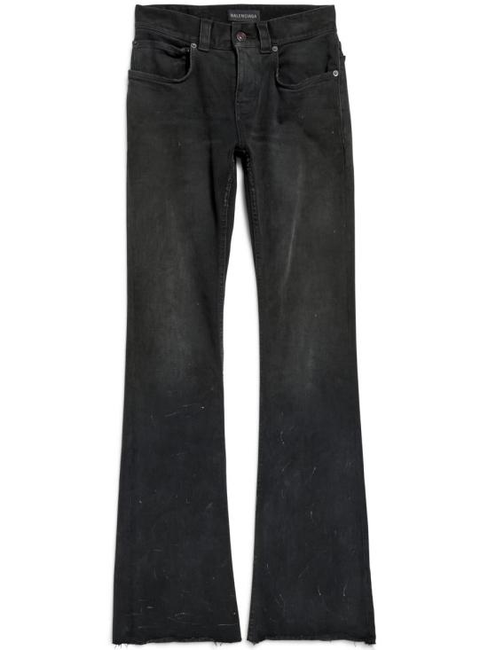 25FW 발렌시아가 데님 팬츠 838692 TSWC3 8582 BLACK GREEN RED Black