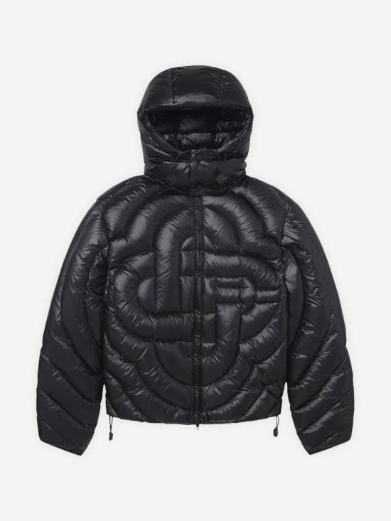 25FW 카사블랑카 숏패딩 OT 140 01 BLACK Black - CASABLANCA