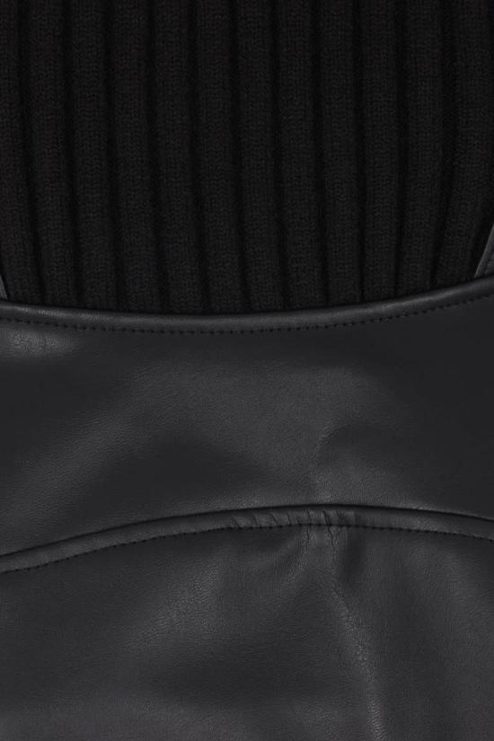 25FW 와타나베 준야 바이커 자켓 JPJ007W251BLACKXBLACK BLACK X BLACK - JUNYA WATANABE