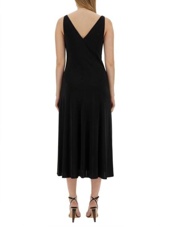  랑방 롱 원피스 RW DR0007 4893 P2410 Black - LANVIN