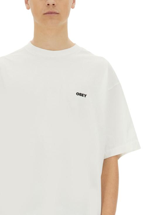 25SS 오베이 반팔 티셔츠 167924099 PIGMENTVINTAGEWHITE - OBEY