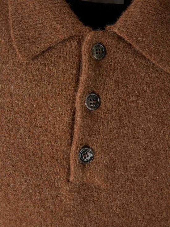 25FW 아미 스웨터 UPL408 KN0135 217HAZELNUT OFF WHIT BROWN - AMI