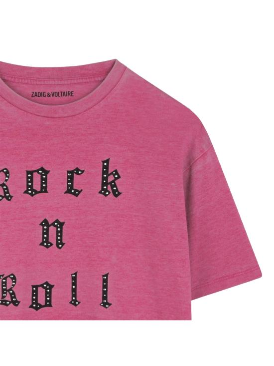 25SS [키즈] 자딕앤볼테르 티셔츠 X60318K 481 PINK - ZADIG & VOLTAIRE