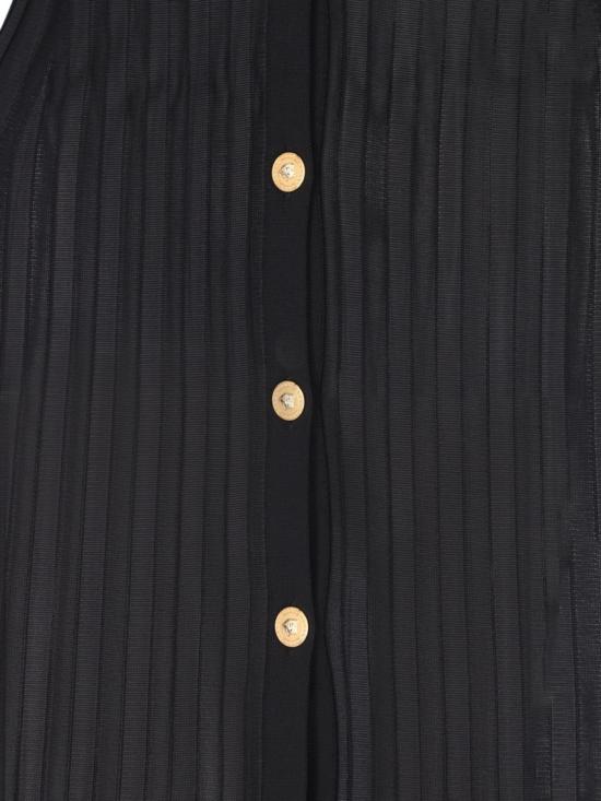  베르사체 미디 원피스 1015455 1A110581B000 Black - VERSACE