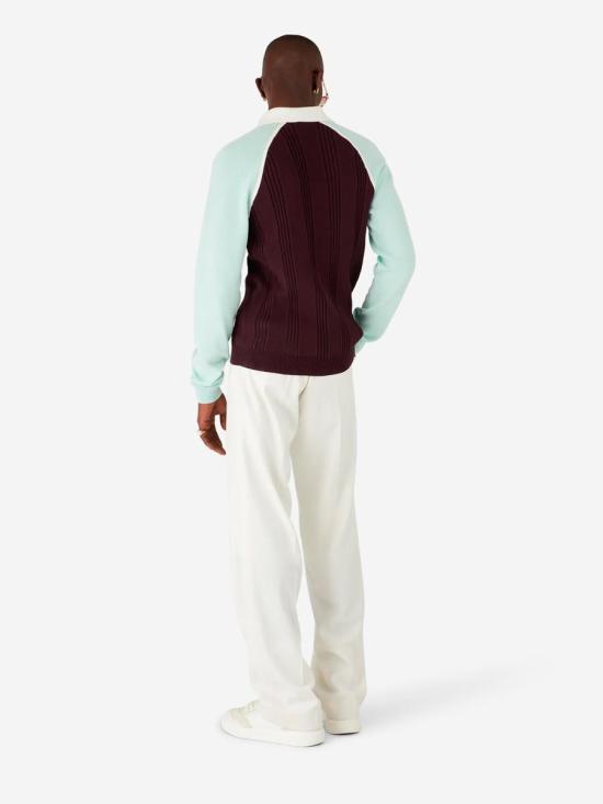 25FW 카사블랑카 긴팔 셔츠 KW 1131 01 AUBERGINE Black - CASABLANCA