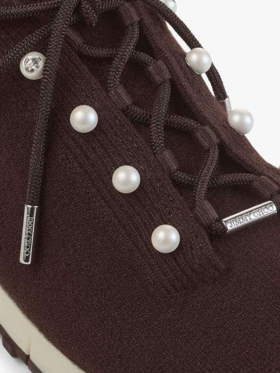 25FW 지미추 스니커즈 VELES PZG X CHOCOLATE BROWN - JIMMY CHOO