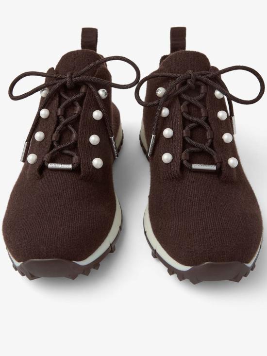 25FW 지미추 스니커즈 VELES PZG X CHOCOLATE BROWN - JIMMY CHOO