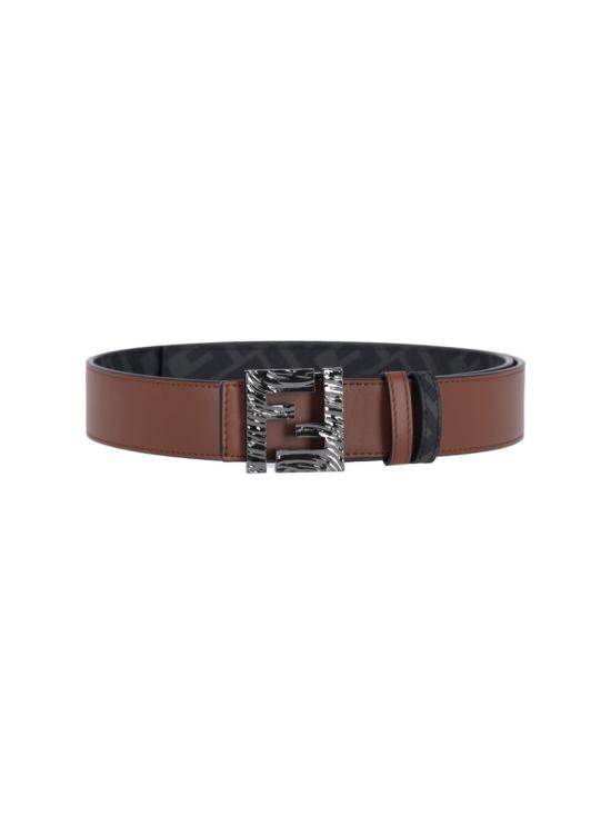  펜디 가죽 벨트 7C0543 AFF2F1SCK Brown
