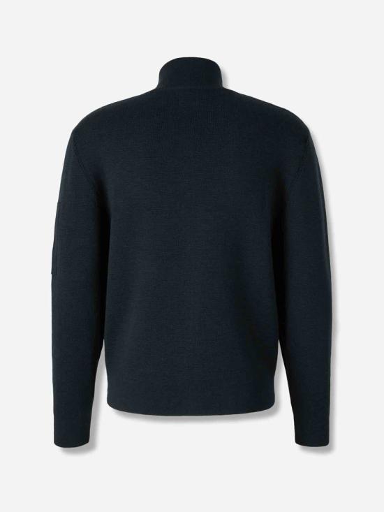 25FW 씨피 컴퍼니 리울 풀 집 렌즈 가디건 제트 19CMKN202A006595A 699JET SET GREY JUNGLE GREEN - C.P. COMPANY